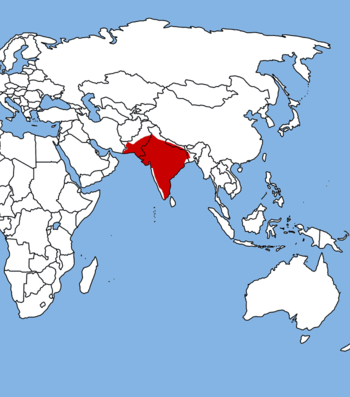 Bengalinketun levinneisyys