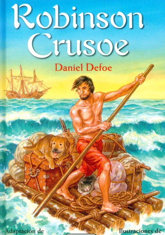 Robinson Crusoe rantautuu saarelleen